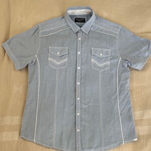 Buckle Light Blue Casual Button Down Shirt
